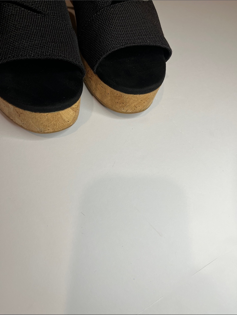 TOMS wear good Black Crisscross Stretch Slingback Sandals - Picture 7 of 10
